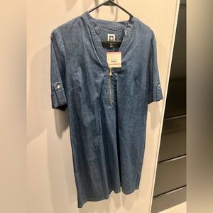 Denim Anne Klein dress - New With Tags